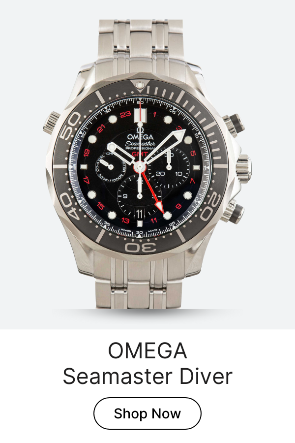 Diver 300M Seamaster Steel Chronometer Black Dial