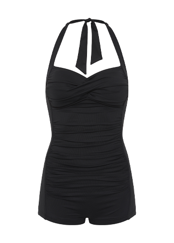 Seafolly Collective Boyleg One Piece - Black
