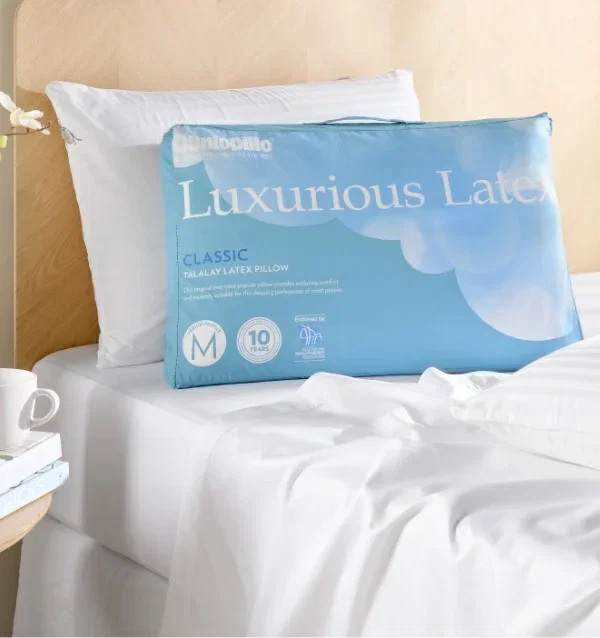 dunlopillo luxurious latex classic profile pillow