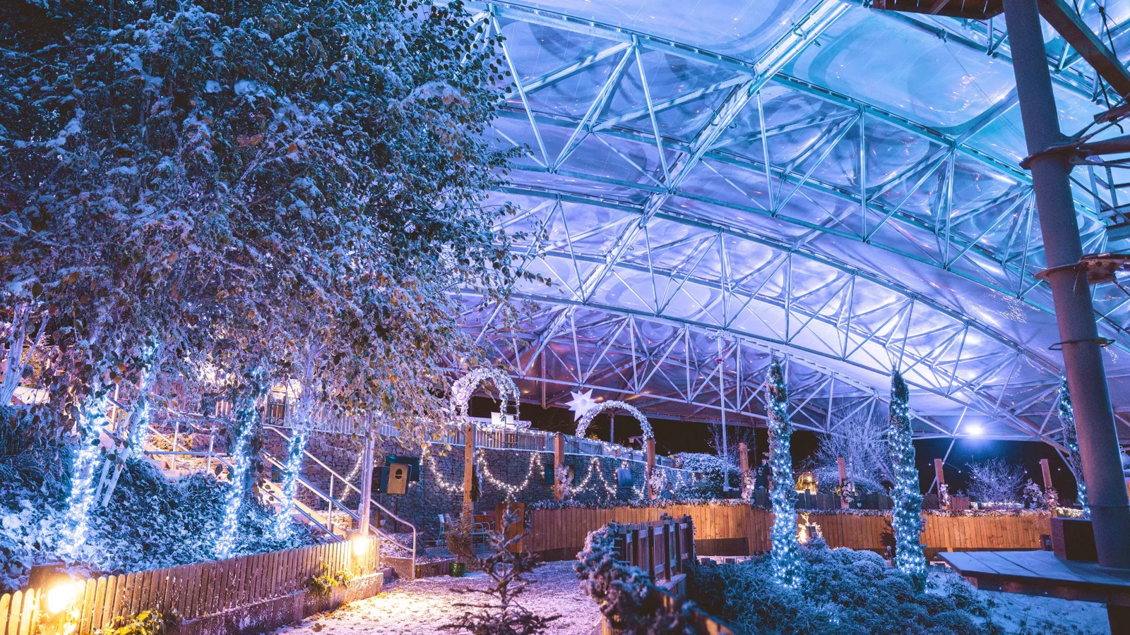 Serendome Christmas interior