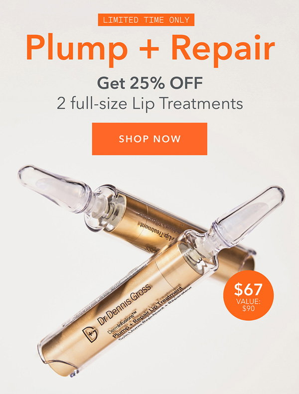 Get 25% Off 2 Full-Size Lip Treatments