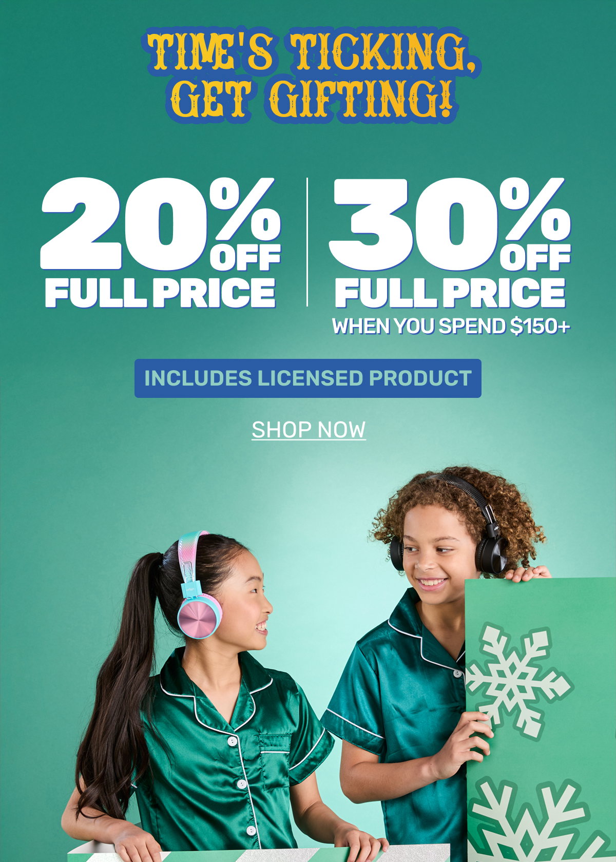 Time's ticking, get gifting