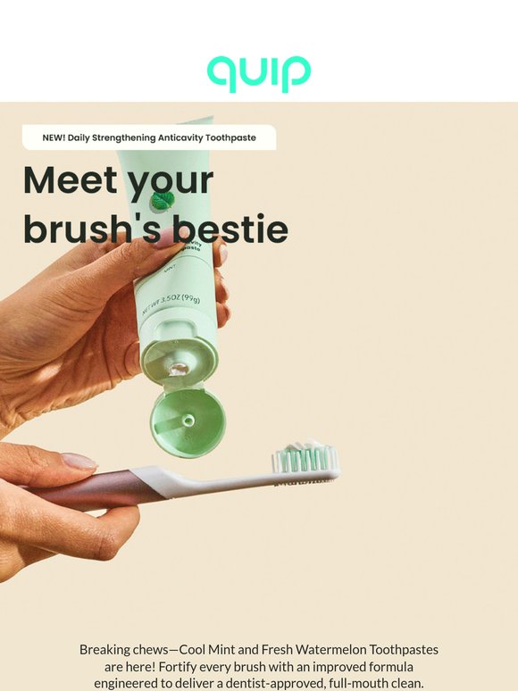 NEW! Daily Strengthening Anticavity Toothpaste 🌿🍉