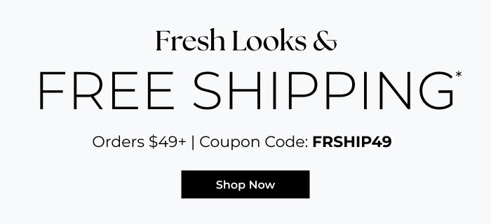 Free Shipping Just For You!