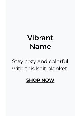 Handwritten Harmony Knit Blanket