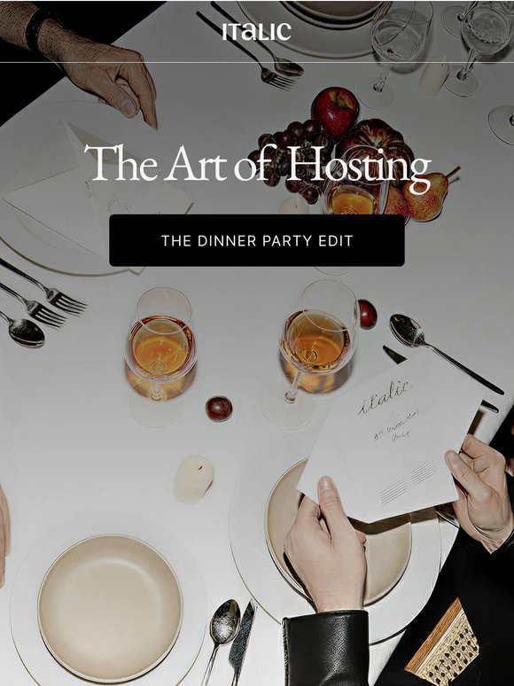 Just Dropped: The Dinner Party Edit