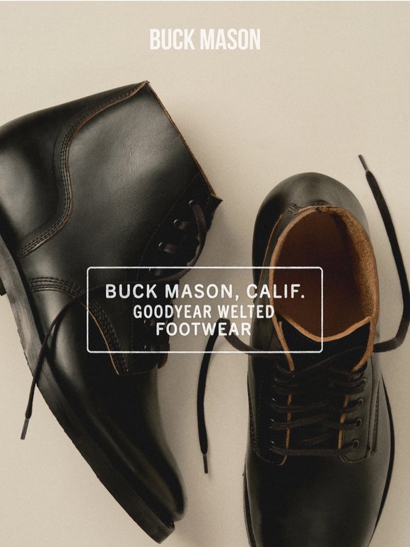 Buck Mason Footwear