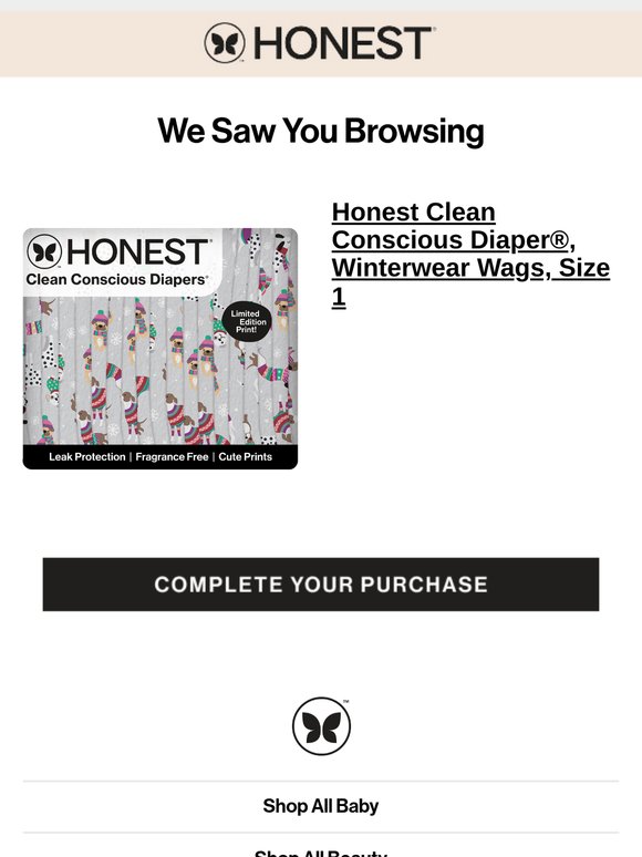 We saw you browsin'...