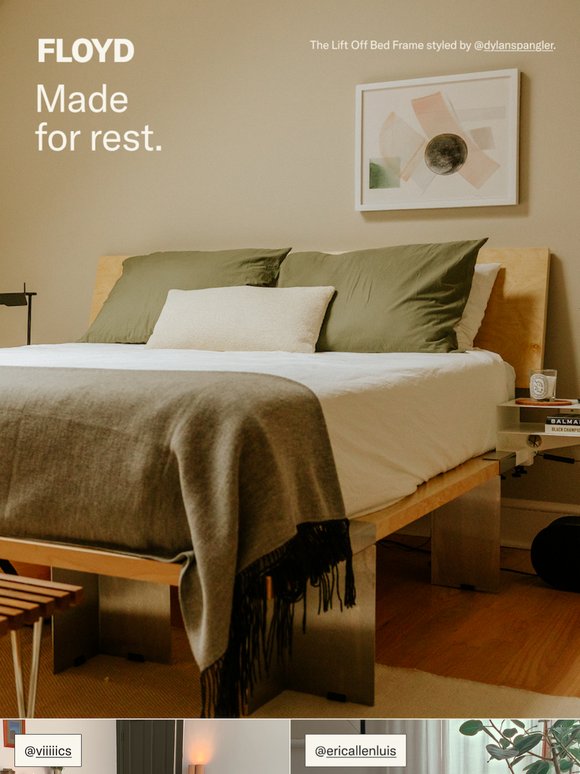 At home with The Bed Frame