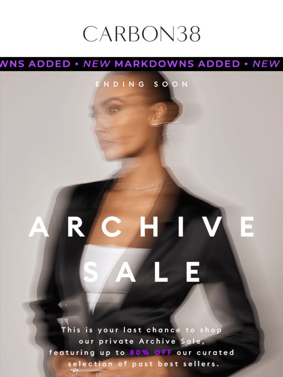 ENDING SOON: Archive Sale