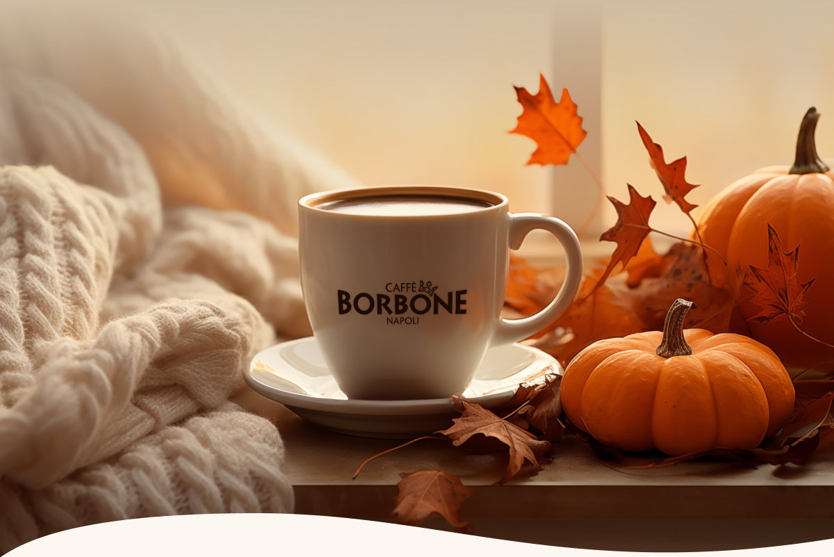 Caffe Borbone Coffee Cup Fall Theme