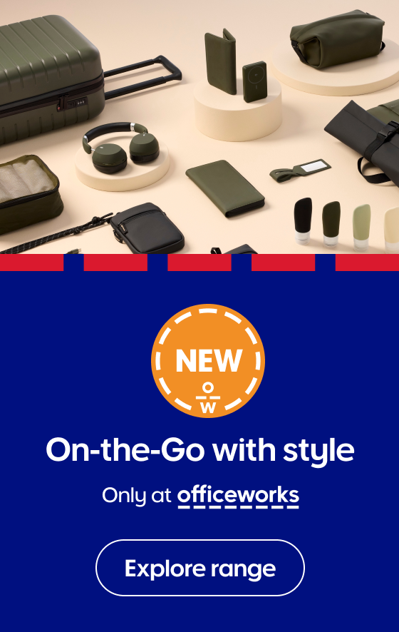 On the go with style. Explore range