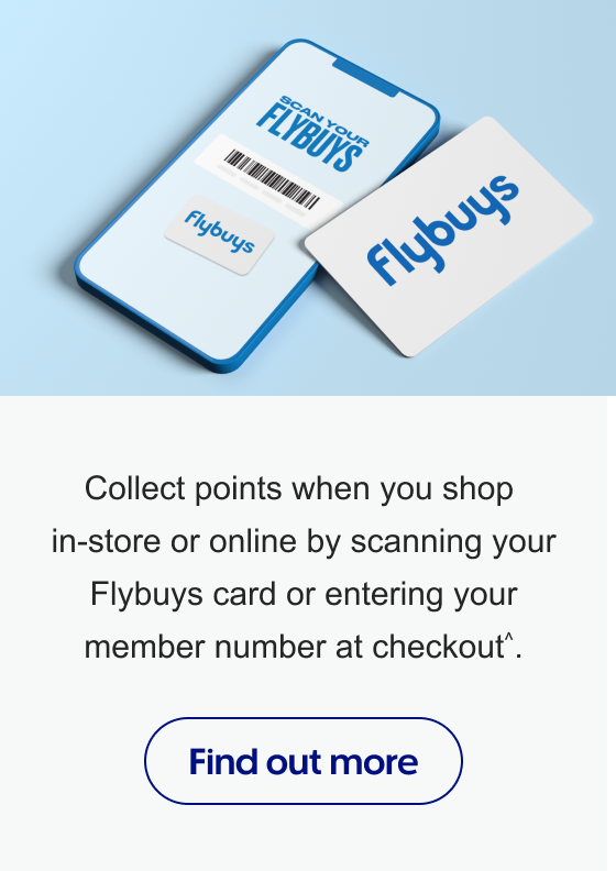 Collect points when you shop in-store or online
