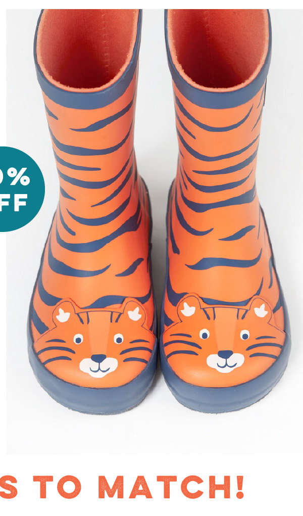 50% off wellies 