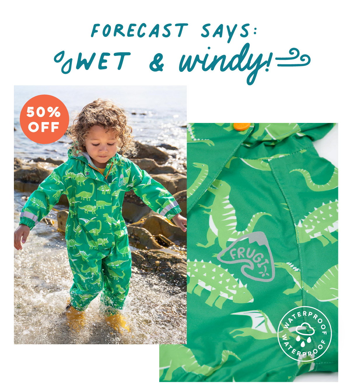 50% off Rain or Shine suit