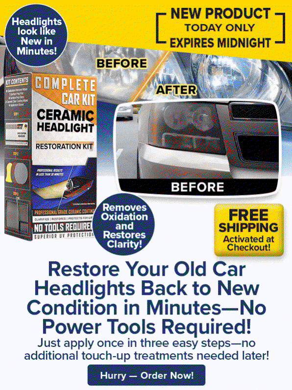 Restore Your Car Headlights Back to New Condition in Minutes—No Power Tools Required!