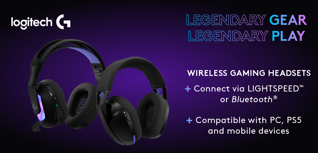 Logitech Wireless Gaming Headsets