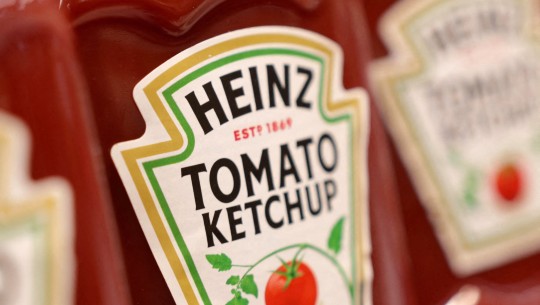 Heinz ketchup bottles