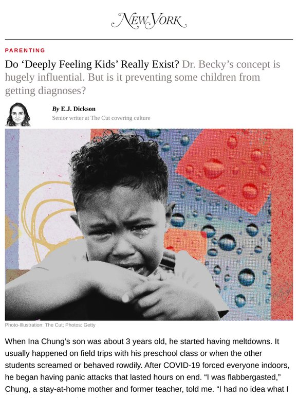 The Cut: Do ‘Deeply Feeling Kids’ Really Exist? | Milled