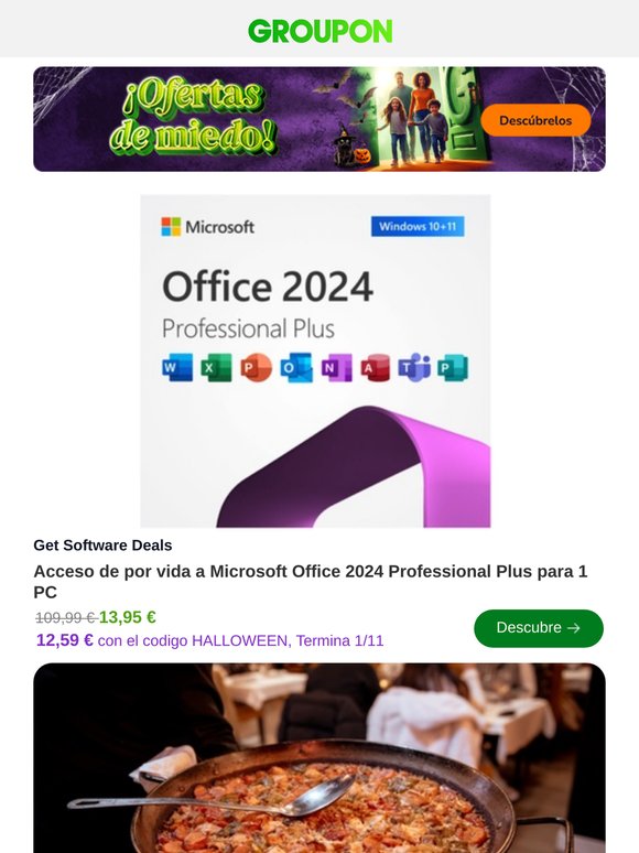 Groupon Acceso de por vida a Microsoft Office 2024 Professional Plus