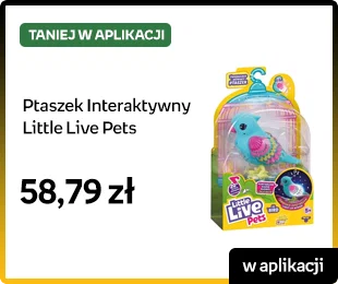 Taniej w aplikacji | Little Live Pets, Ptaszek Interaktywny, Niebieski