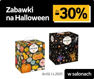 Zabawki na Hallowen do -30% | w salonach do 02.11.2025