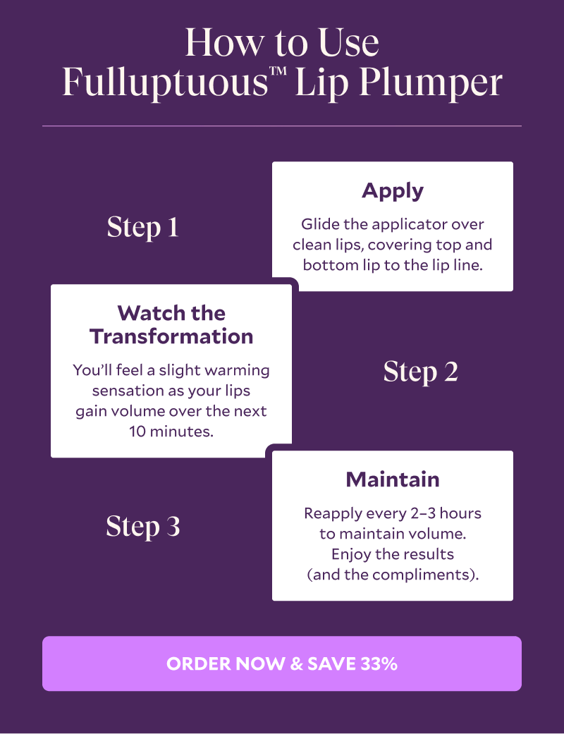 How To Use Fulluptuous™ Lip Plumper