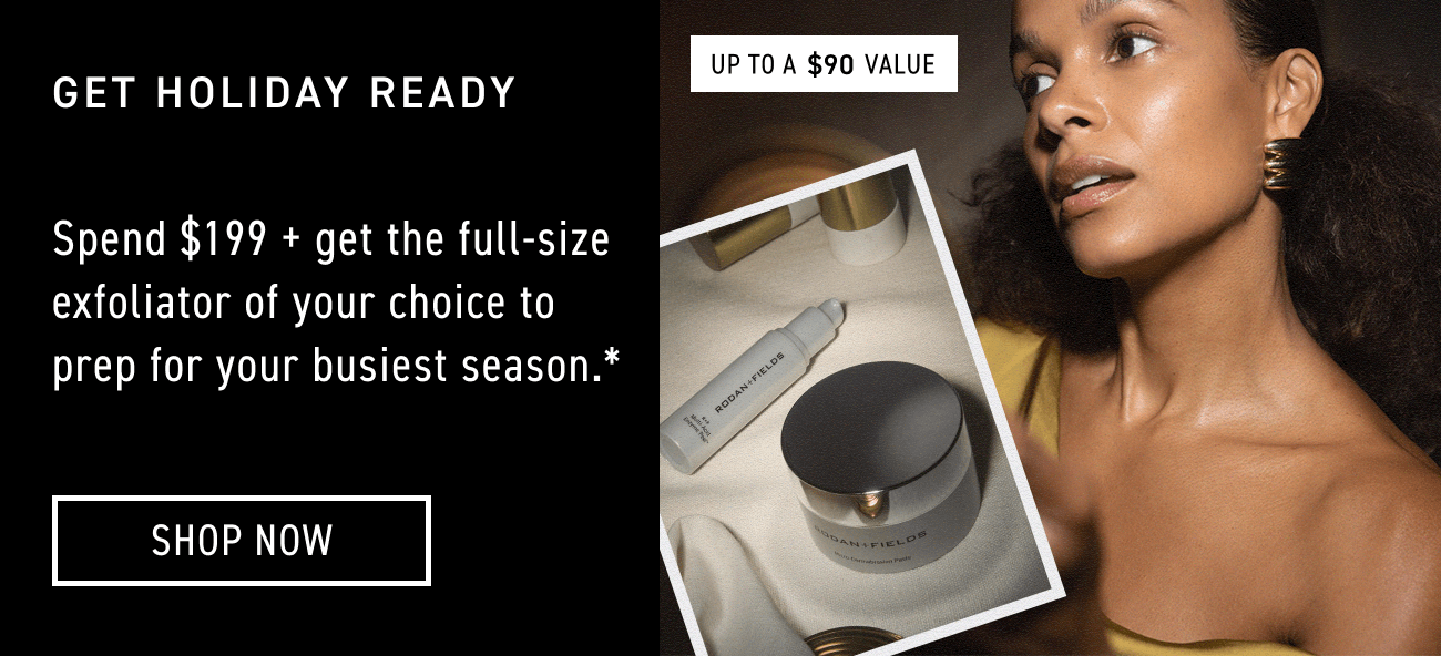 Gift with $199+ promotion. CTA: SHOP NOW