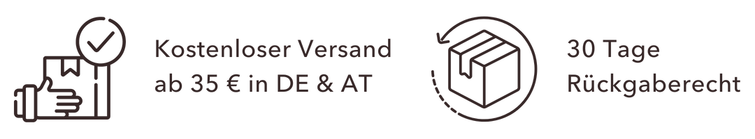 Kostenloser Versand ab 35€ Einkaufswert in DE & AT