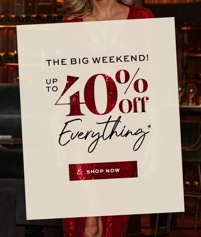 Up to 40% off
