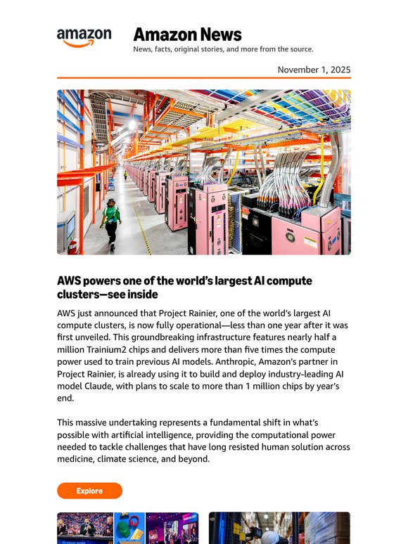 Amazon: Inside one of the world’s largest AI infrastructure projects ...