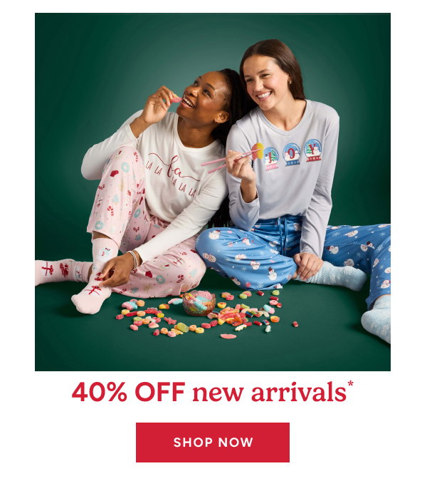 40% off new arrivals* Shop now