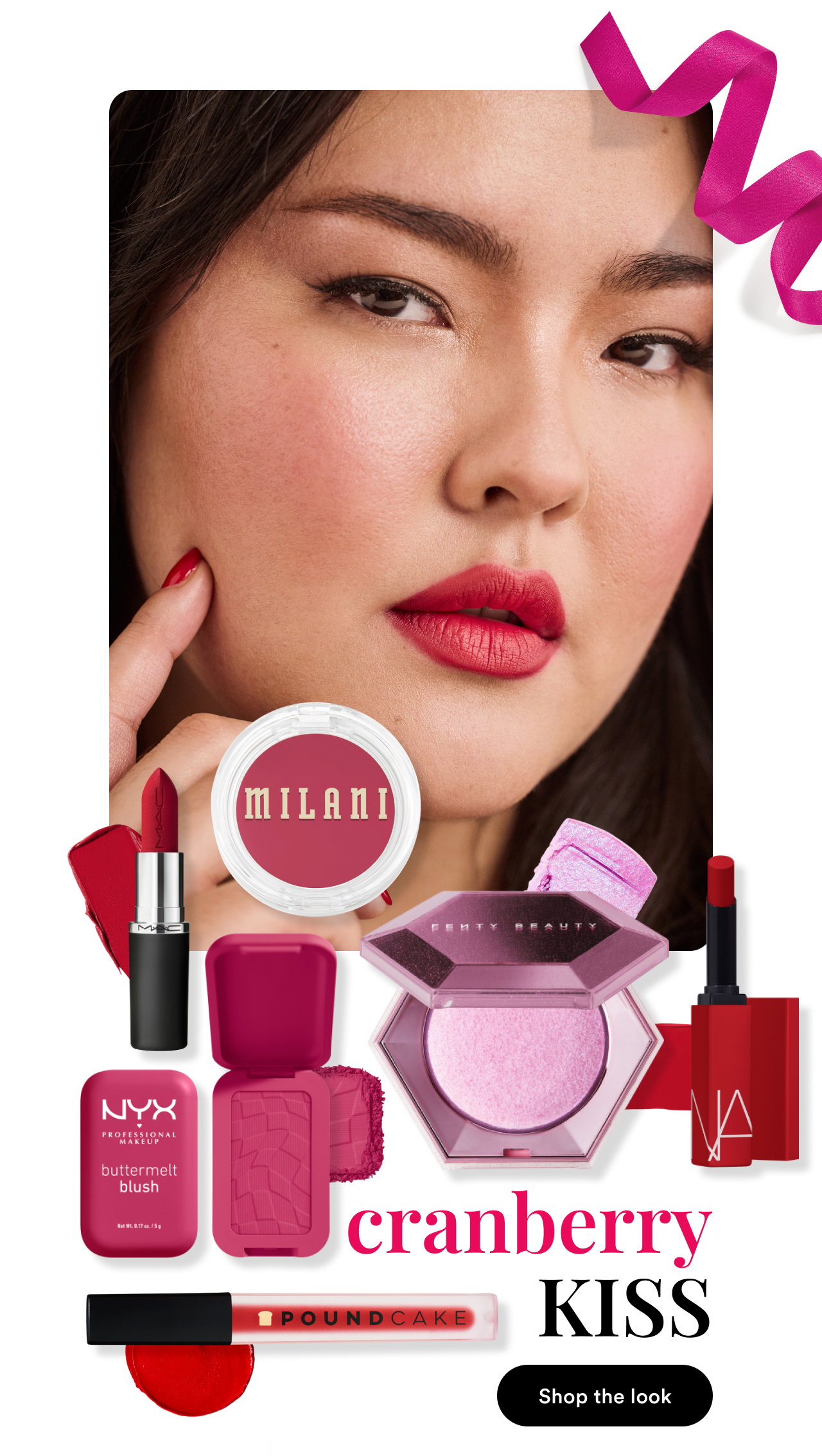 Cranberry kiss | Shop the look