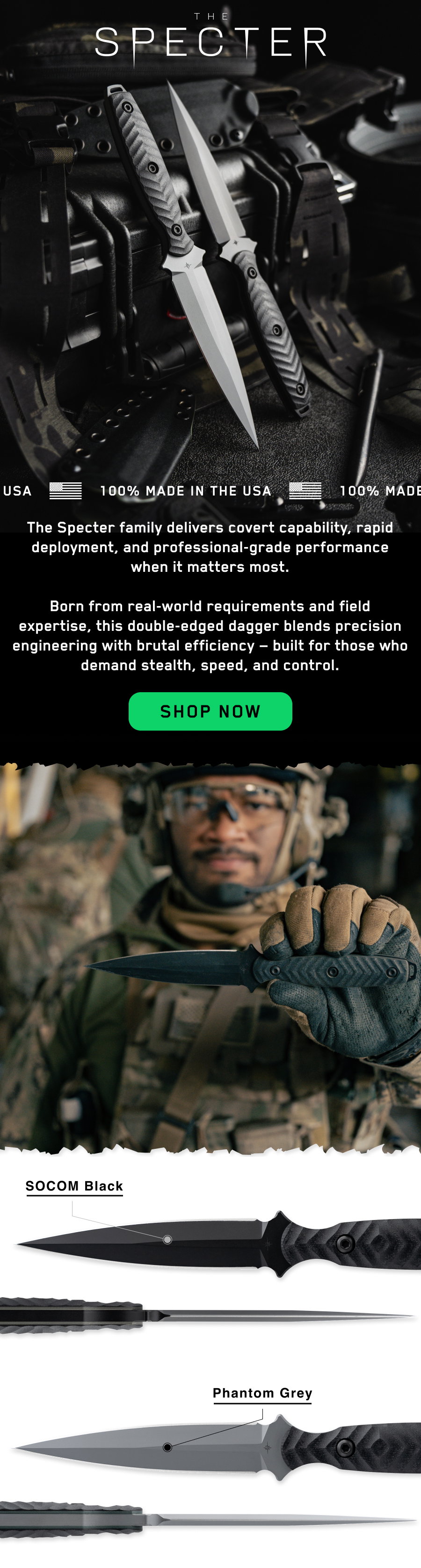 Toor Knives: Designed for Professionals — Specter & Specter R | Milled