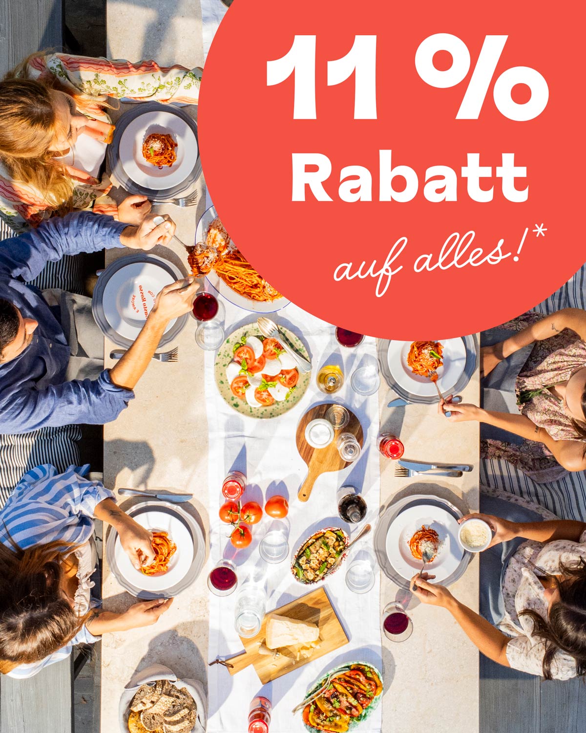 11% Rabatt auf Alles - Code: ITALIA