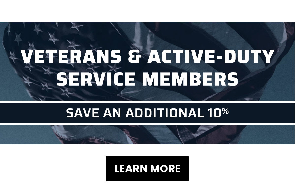 Veterans & Active-Duty Service Members  Save an Additional 10%