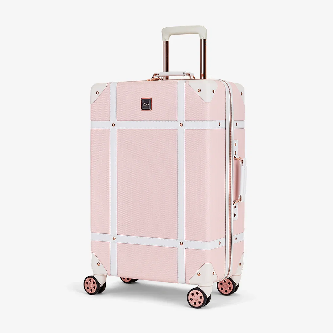 Image of Vintage Medium Suitcase in Baby Pink