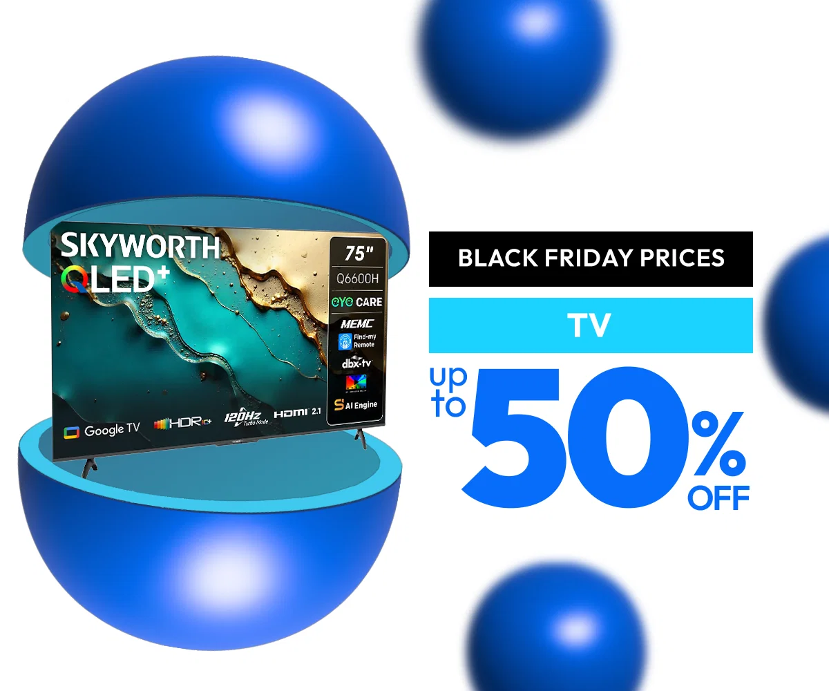 50% OFF TVs