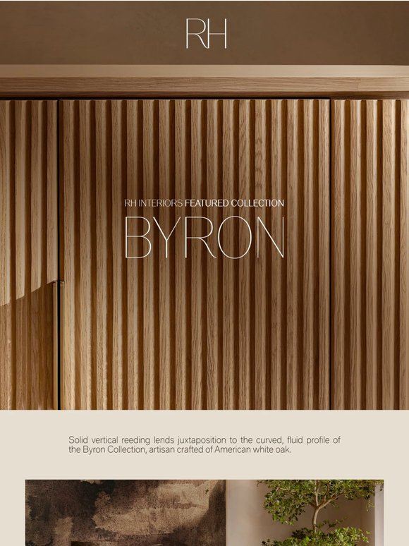 Restoration Hardware: An Australian Attitude. The Byron Collection in ...