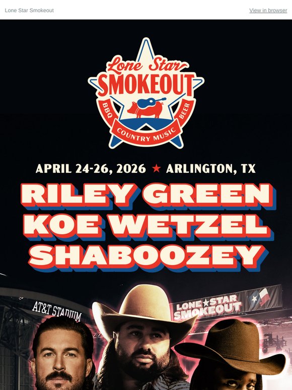 Dallas Cowboys Pro Shop: NEW LINK: Riley Green, Koe Wetzel and ...