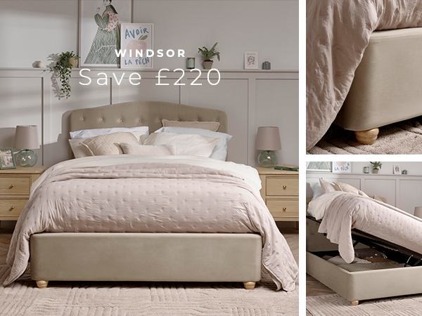Windsor King-Size Ottoman Bed 