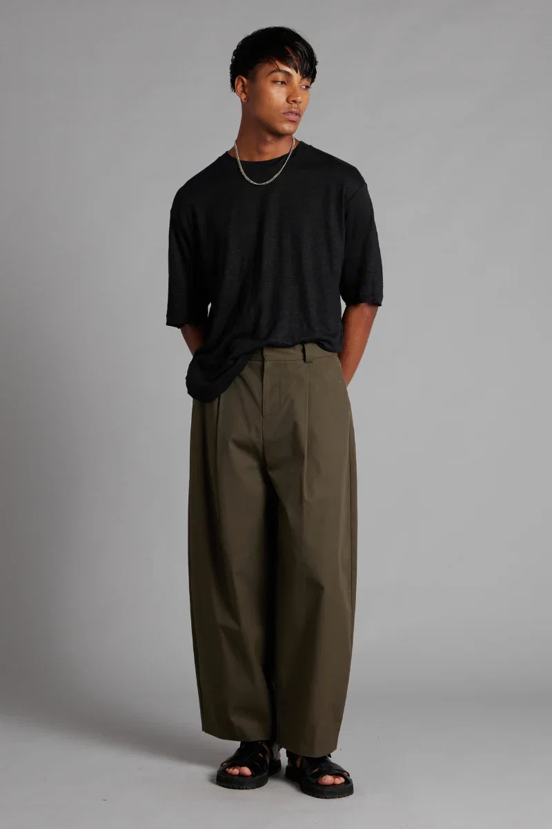 Image of Rich Khaki Stanton GenderU Pants