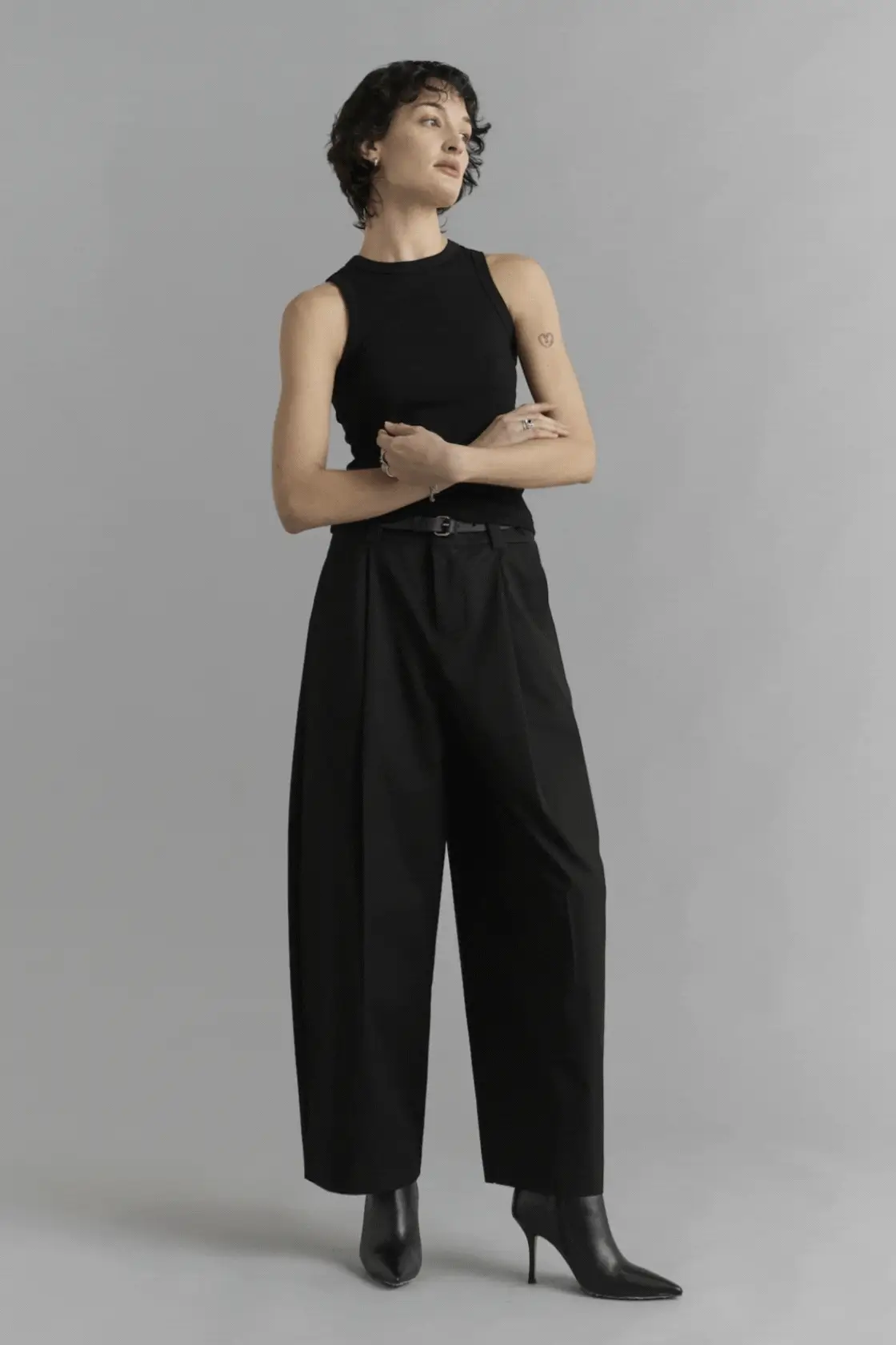 Image of Black Stanton GenderU Cotton Pants