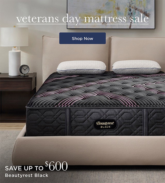 Veterans Day Mattress Sale / Beautyrest Black - Save Up To $600 - Shop Now