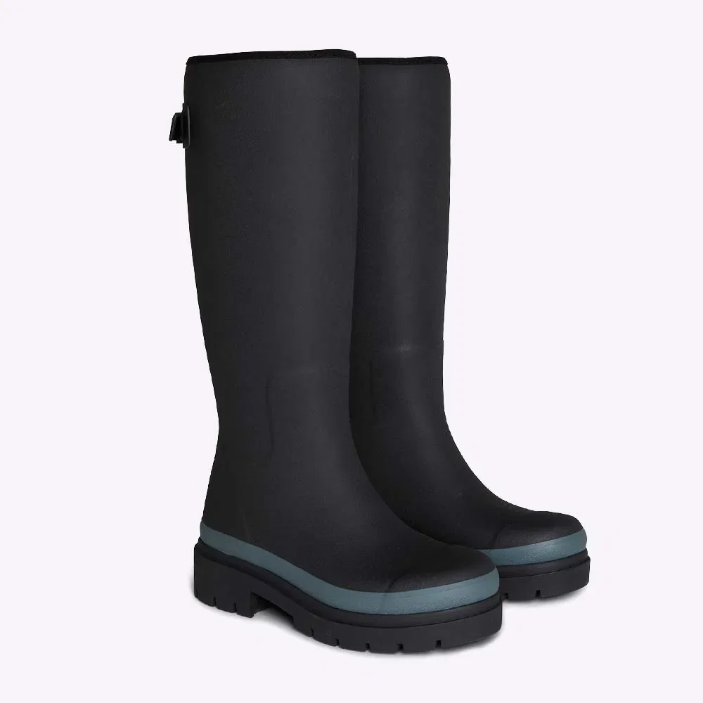 Image of Fergie Tall Gumboot // Black
