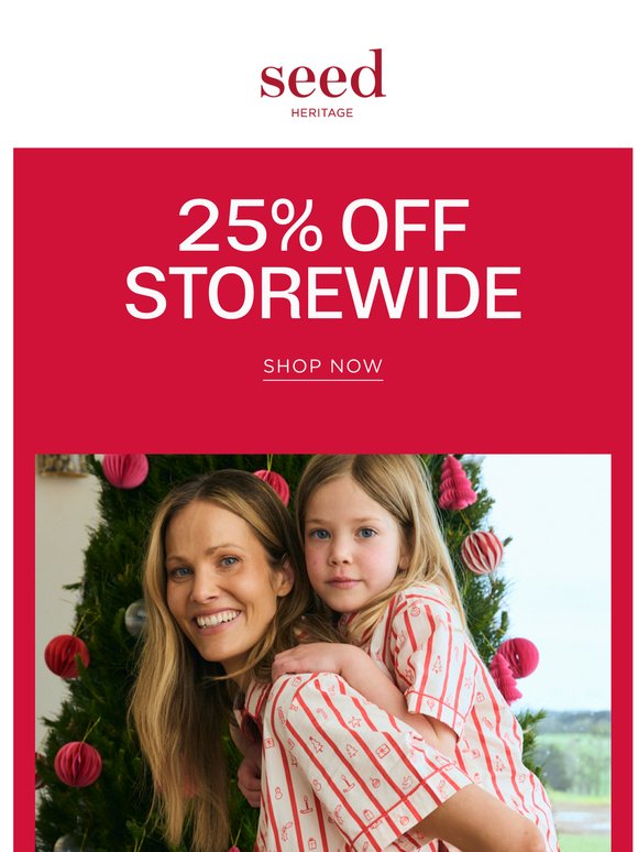 Seed Pyjamas Seed Heritage: Matching Christmas Pyjamas | Seed Family | Milled