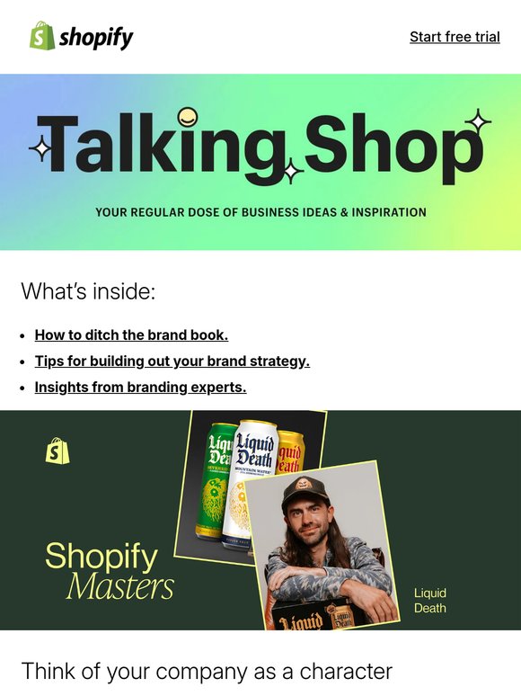 Shopify: 🤘 Why Liquid Death killed its brand guidelines | Milled