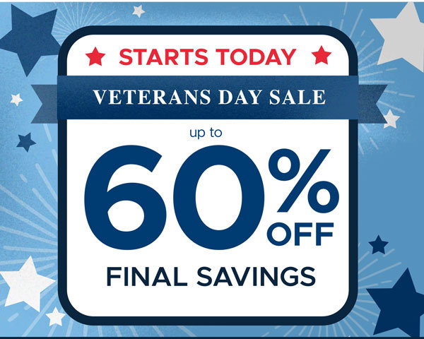 Veterans Day Sale