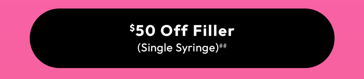 50 Off Filler, Single Syringe