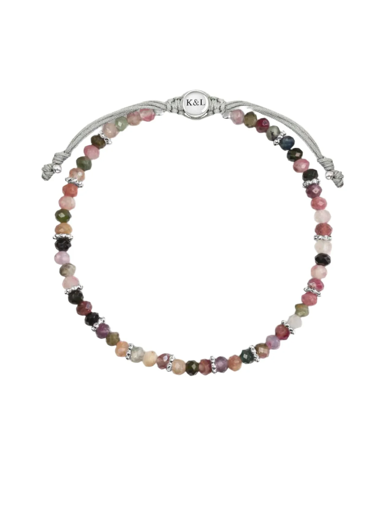Image of Tourmaline Macrame Bracelet